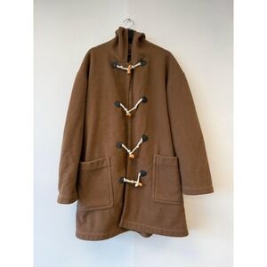 Vintage Marithe Francois Girbaud Coat Mens Medium Fleece Toggle Hooded 90s